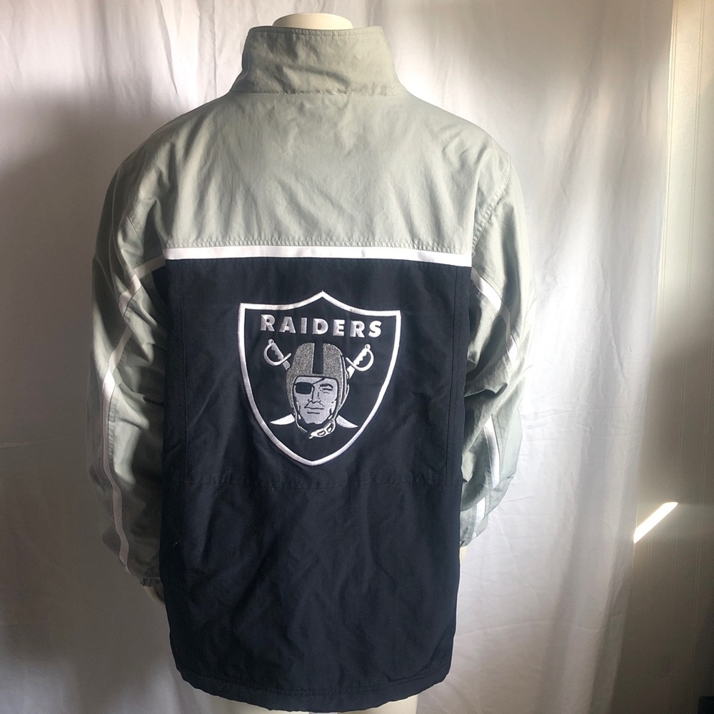 Oakland Raiders Fleece-lined Jacket Mens Large